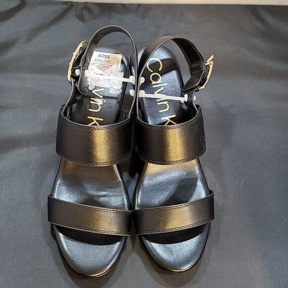 BRAND NEW CALVIN KLEIN WOMEN'S BELLE WEDGE SANDALS - Picture 2 of 16